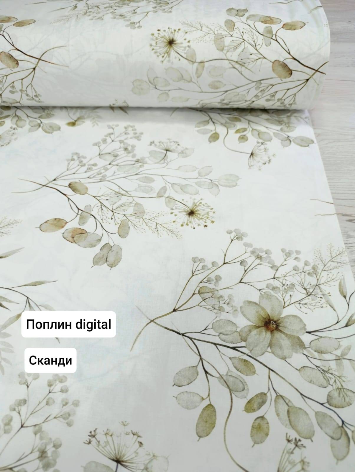 № 43ПД Поплин digital  Сканди